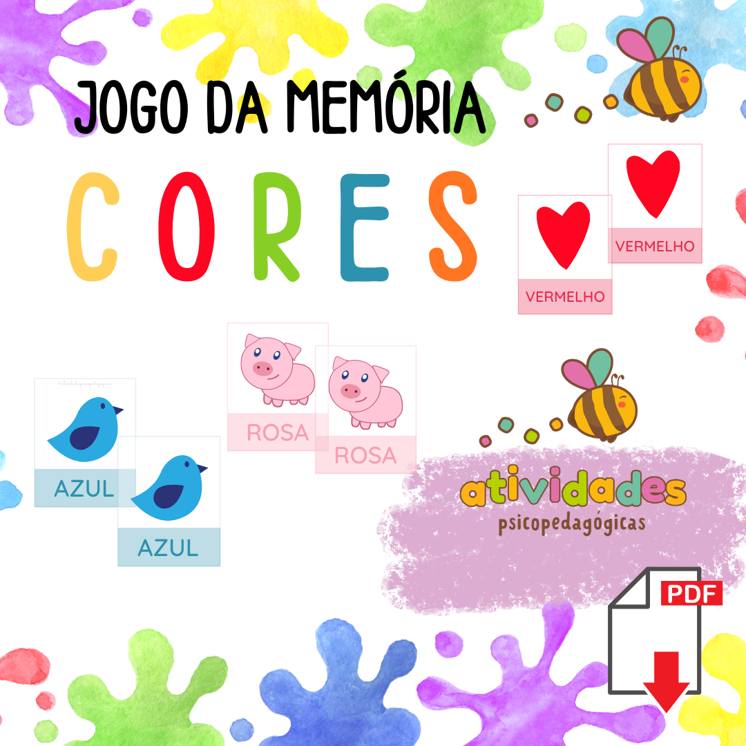 Jogo da memória - Cores