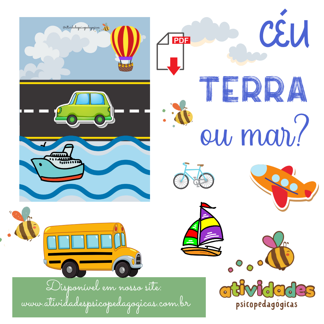 Céu, terra ou mar?